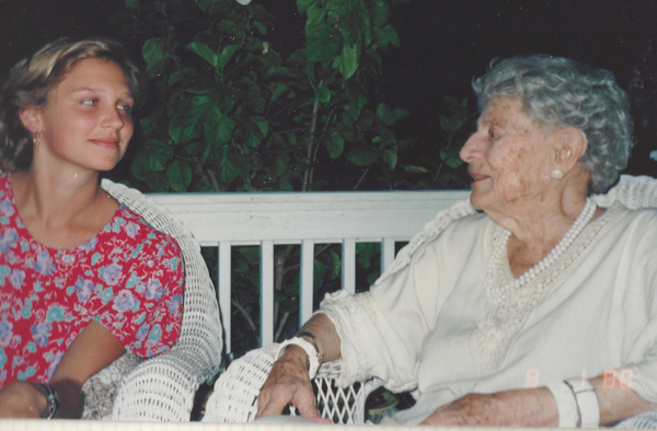 Sophoa and Mrs. Saul in 1988